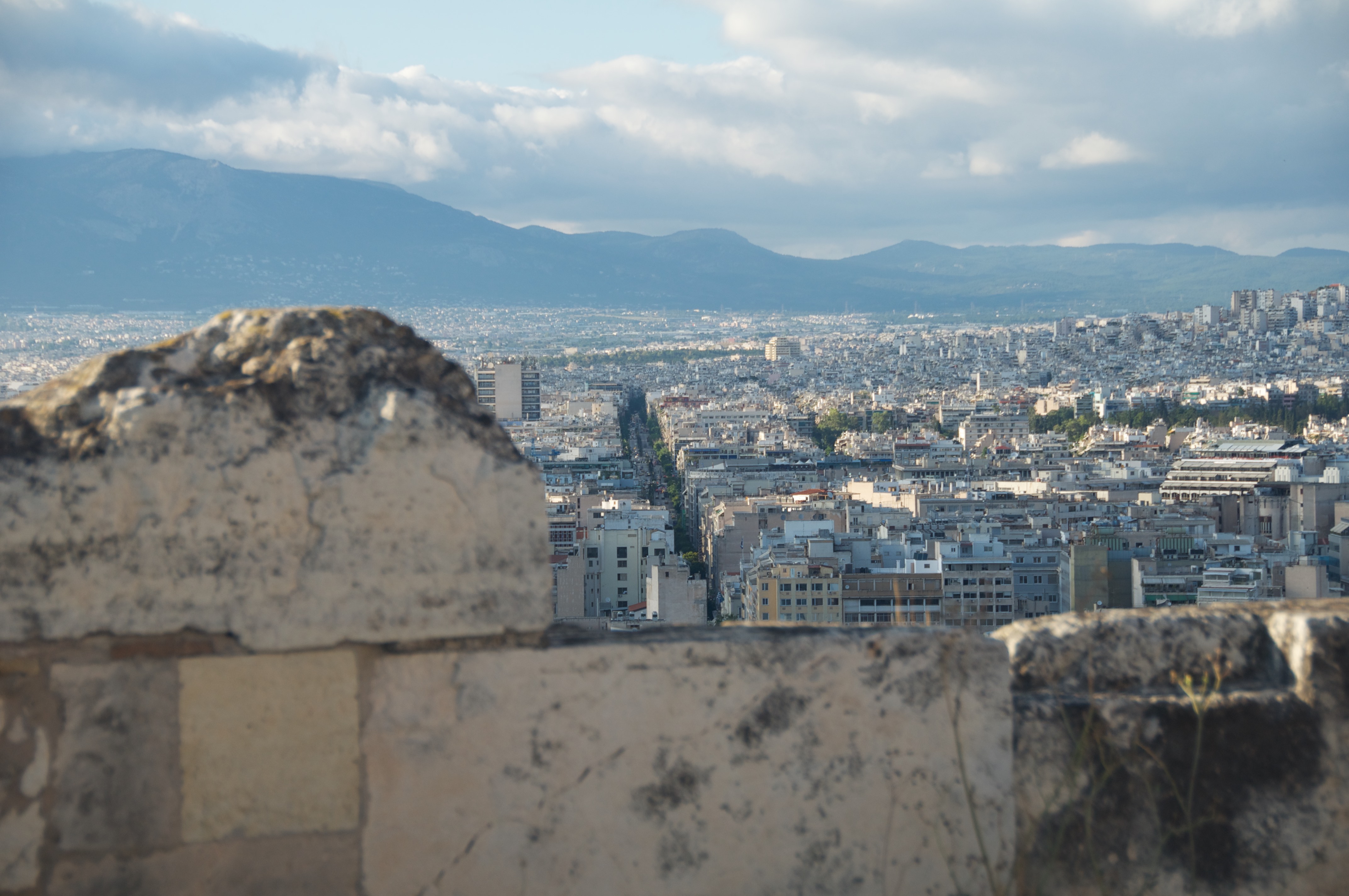 Athens city view from Acropoli