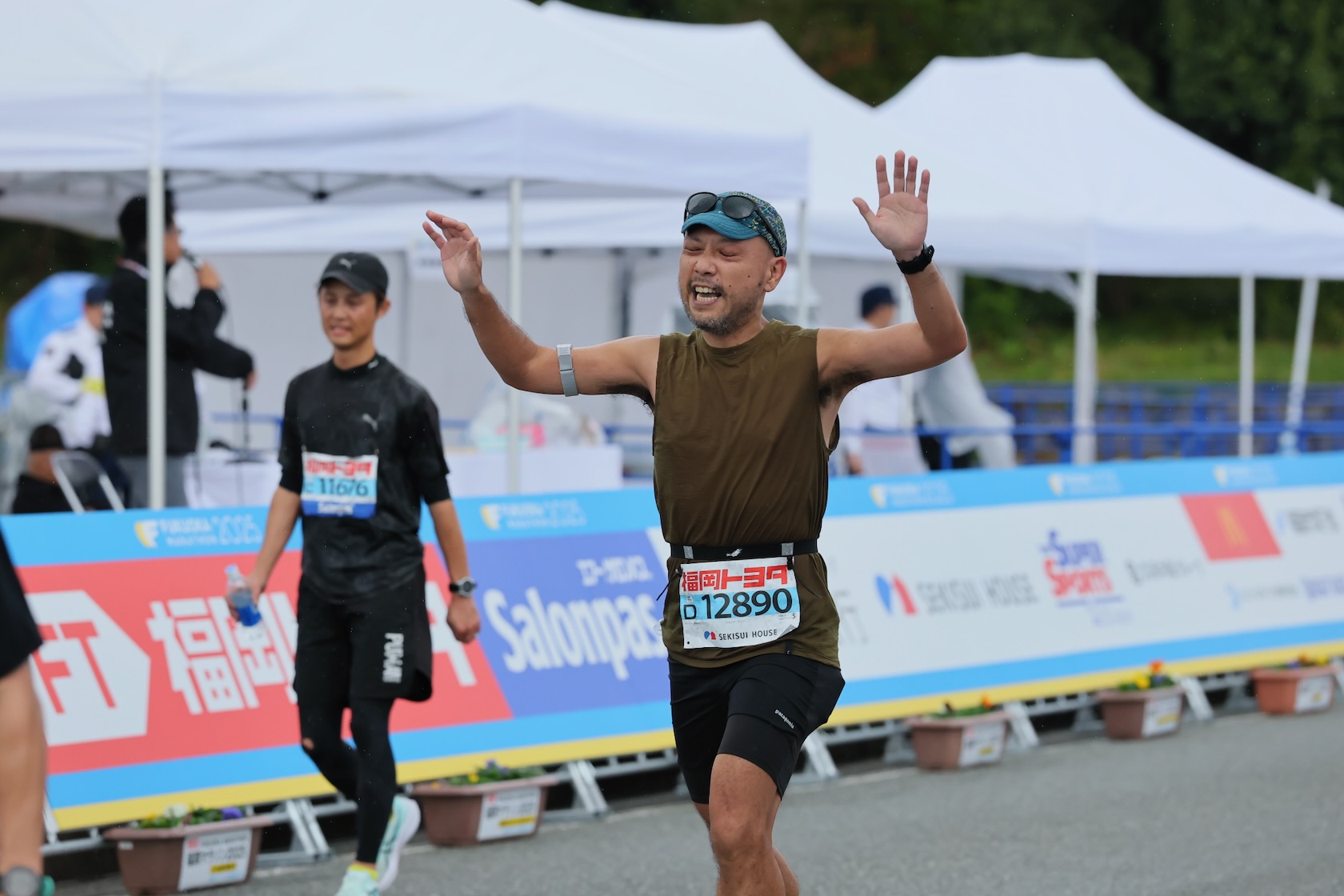 ゴール時の情けない表情